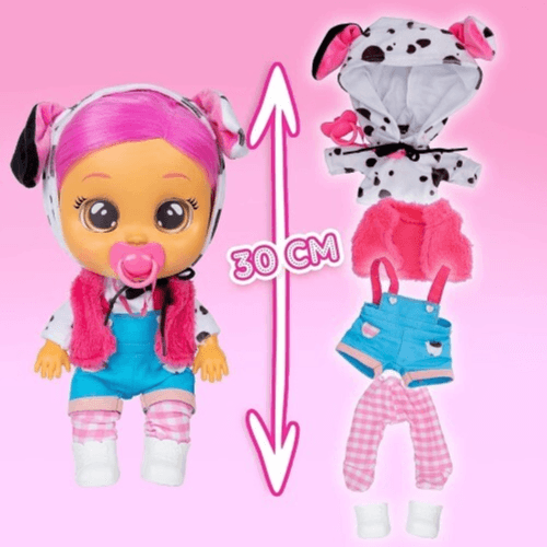 IMC Toys - Interactive (30 Cm) Cry Babies Dressy Dotty