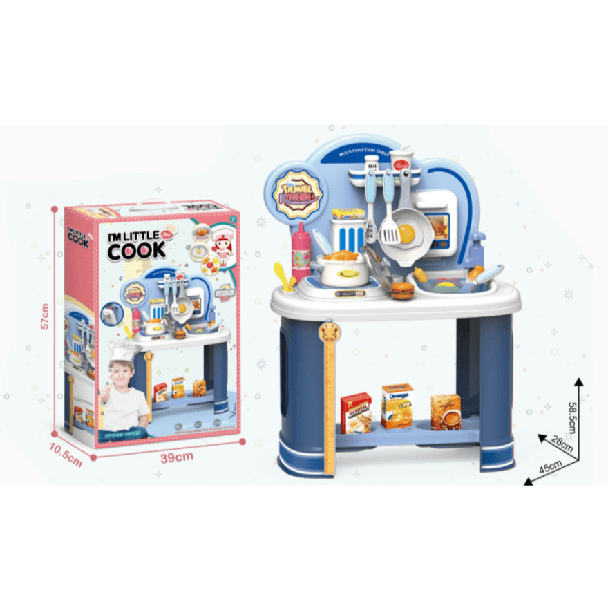 Little Cook  Kids Kitchen Set BLUE