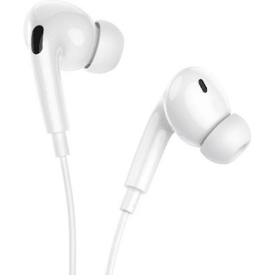 Hoco Wired Earphones With Mic (DM 48 - 3.5mm White