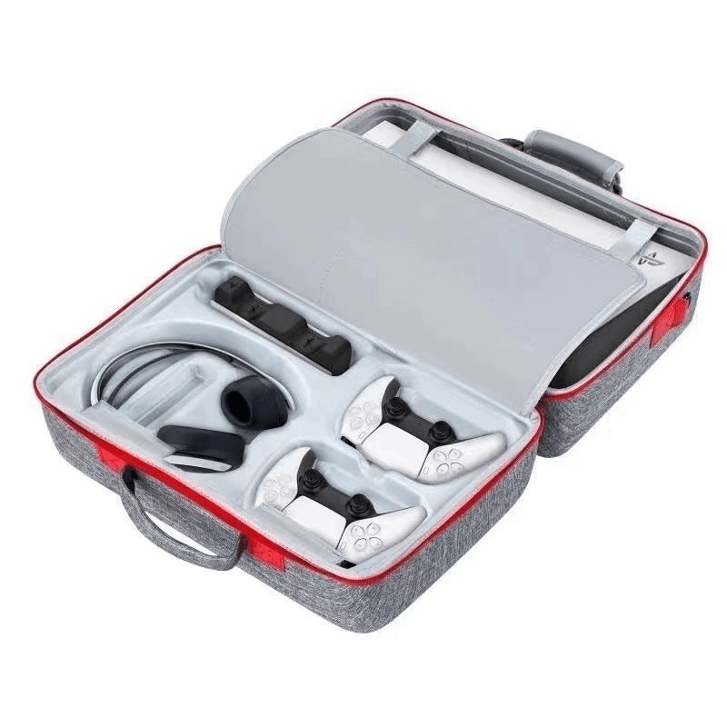 DEADSKULL Bag for PS5 Slim Gray ALL IN ONE CARRY BAG