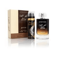 Ameer Al Oudh EDP by Lattafa Perfumes-100 ML + Body Spray