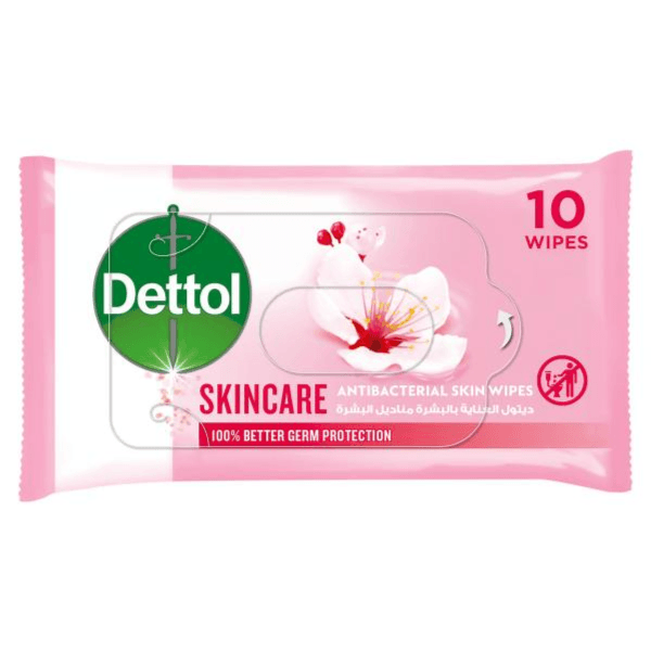 Dettol Skincare Antibacterial skin wipes 10pcs