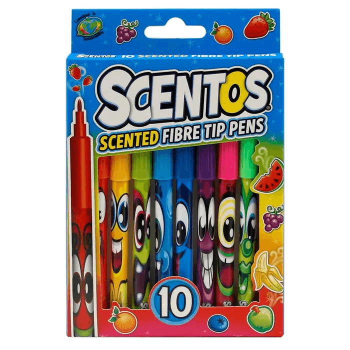 Scentos Fibre Tip Pens (Pack of 10)