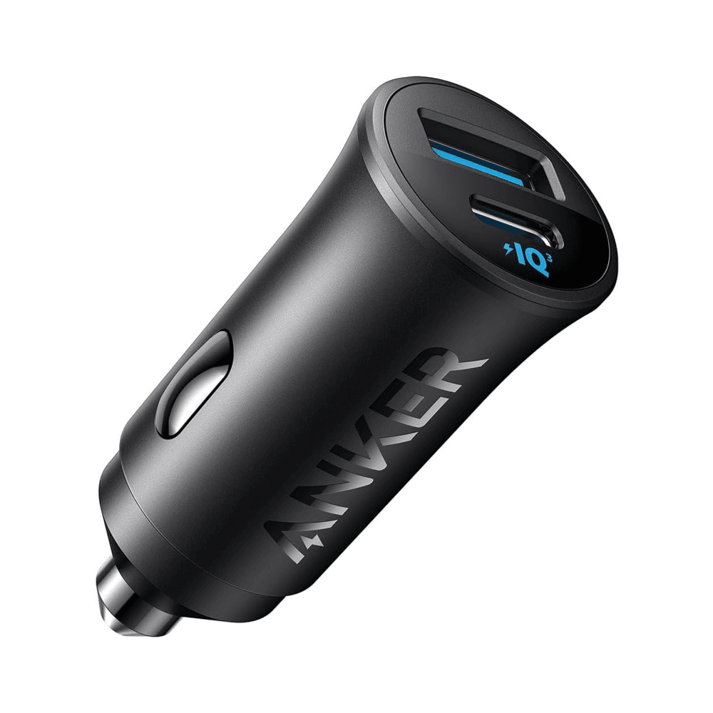 Anker Ultra Compact Dual Port Car Charger 30w 2ports - Black