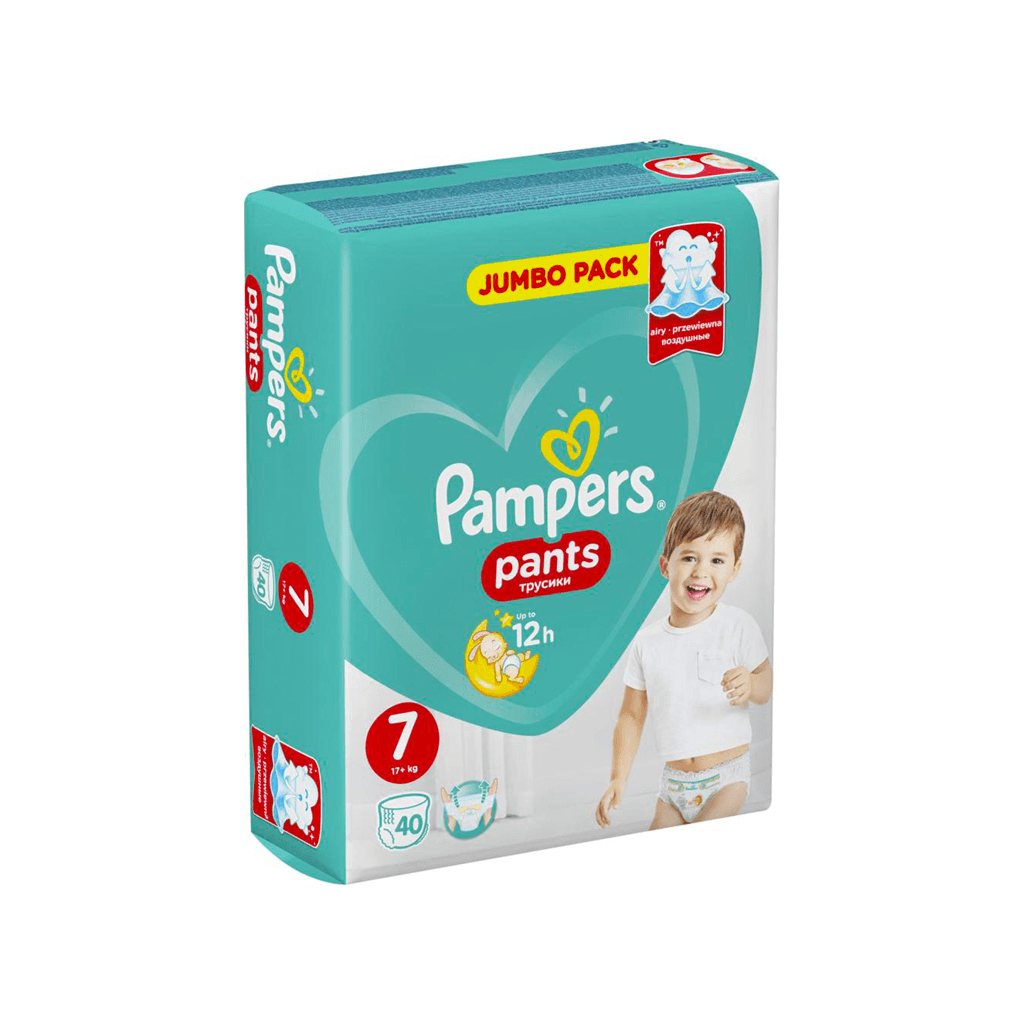pampers pants size seven 17+ KG 40 pants