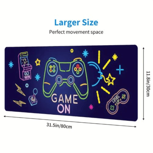 FoBianJie Large Gaming Mouse Pad - XL Extended, Non-Slip Rubber Base