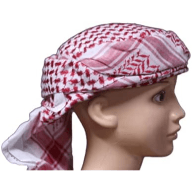 شماغ المالكي أحمر - R5 للأطفال طراز غترة