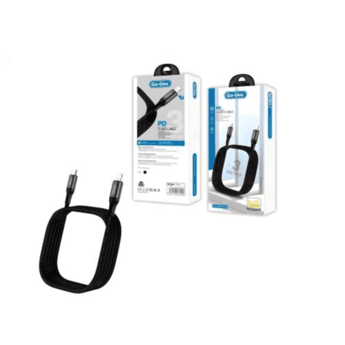 Go-Des - PD FLASH CABLE 3 Meter NYLON BRAIDED (GD-UC575 TC-IP)