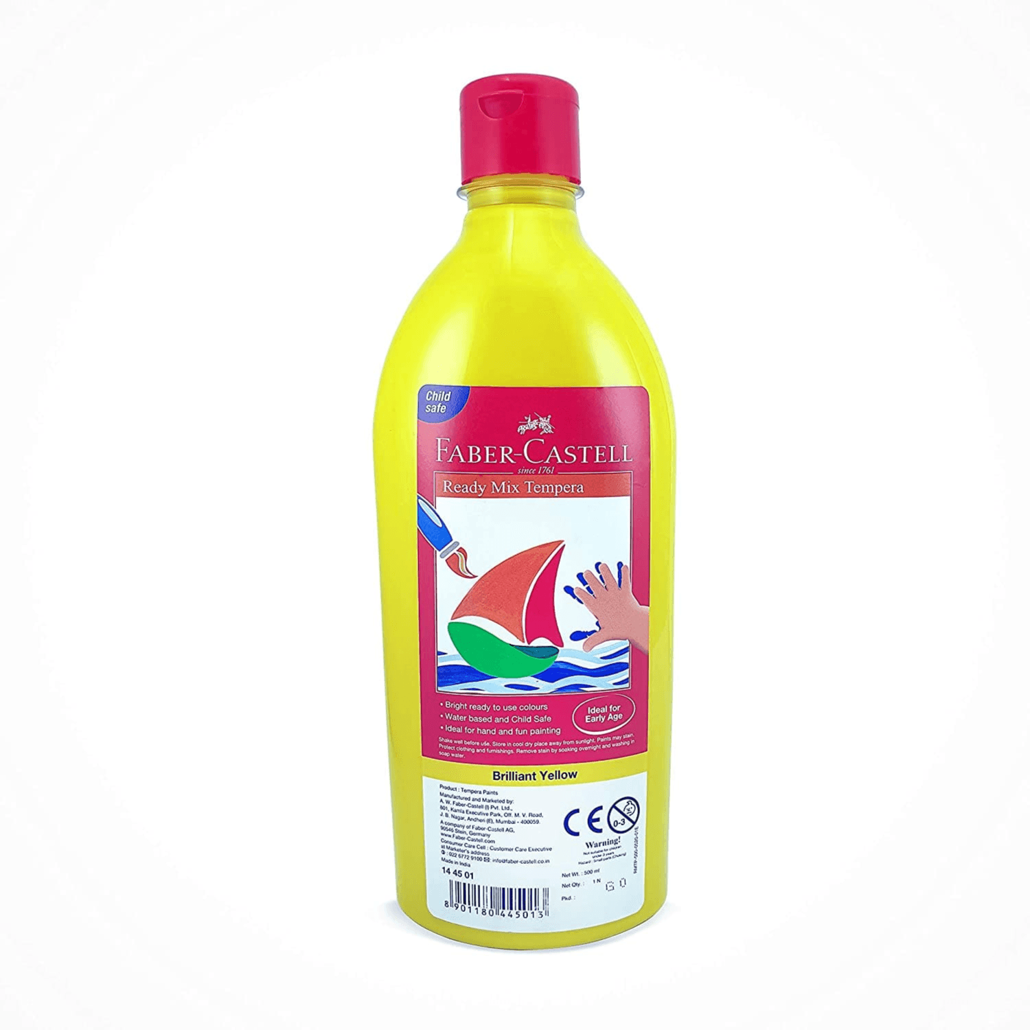 Faber-Castell Ready Mix tempera Brilliant Yellow  500 ml
