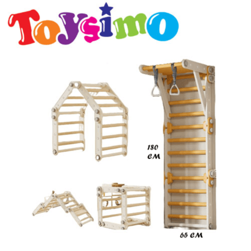 Multifunction Swedish Ladder Adjustable Gym 180cmx65cm