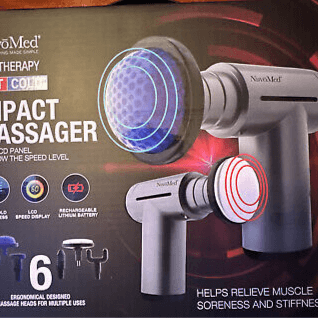 HOT-COLD impact massager pro-therapy with LCD panel JY-711 PLUS SILVER