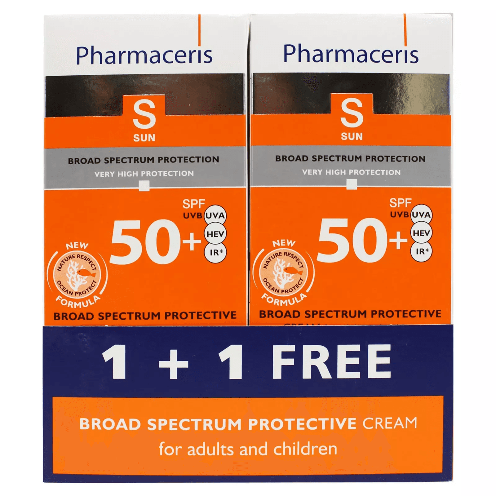 Pharmaceris Broad Spectrum Protective Cream 1+1