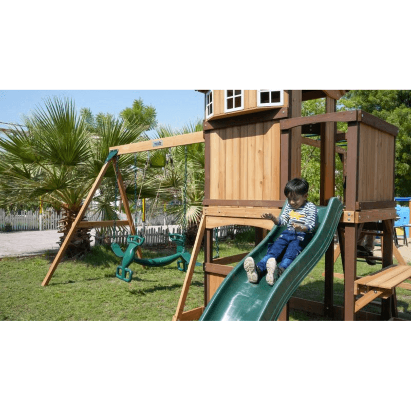 Dynamic Sports Arabian Thar Wooden Swing Set