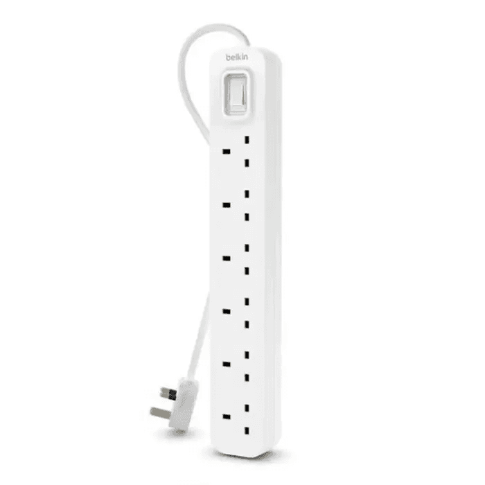 Belkin power Extension 6 Socket (UK Plug) 3 mtr - NB 0003