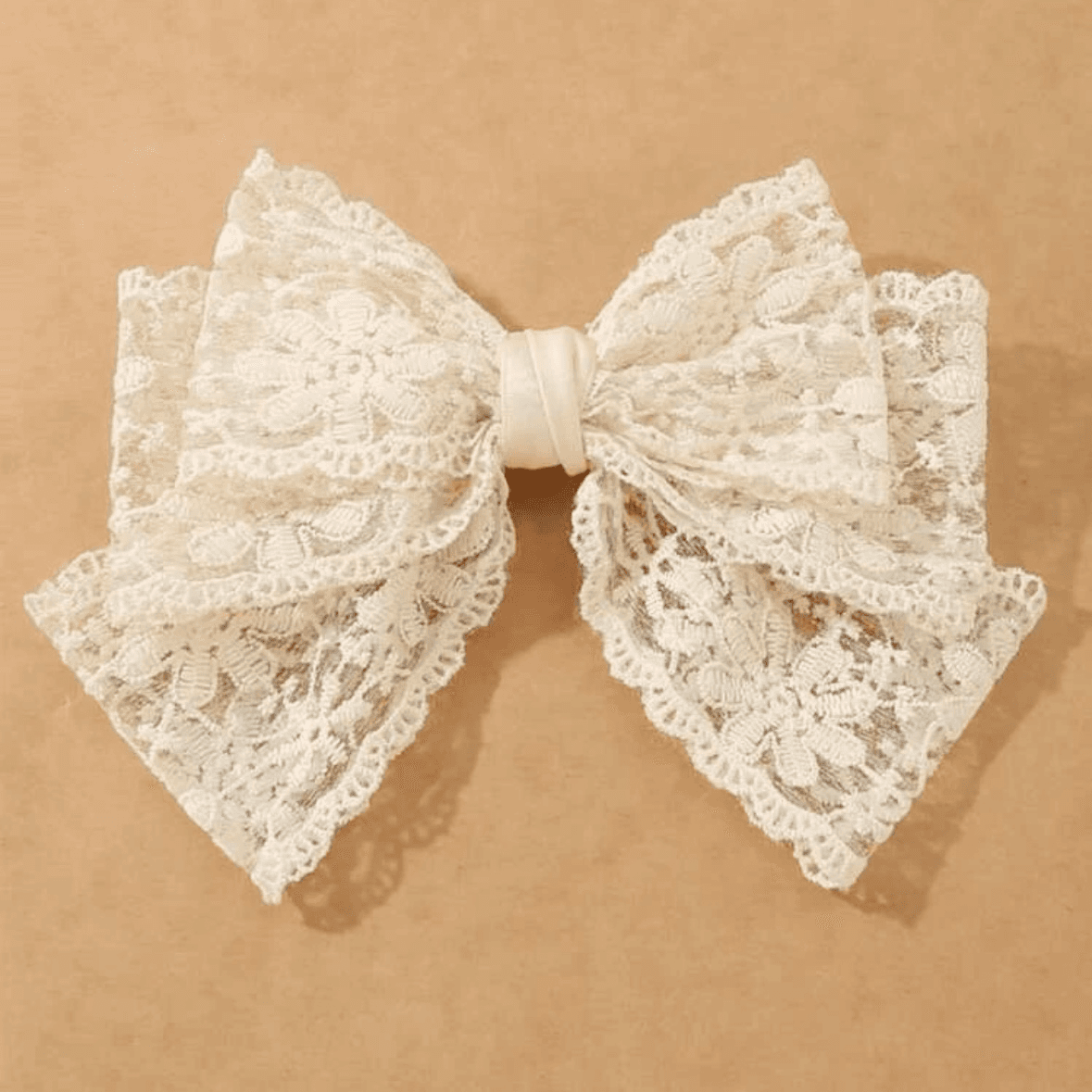 Hair Clip - 1 pc - Beige 