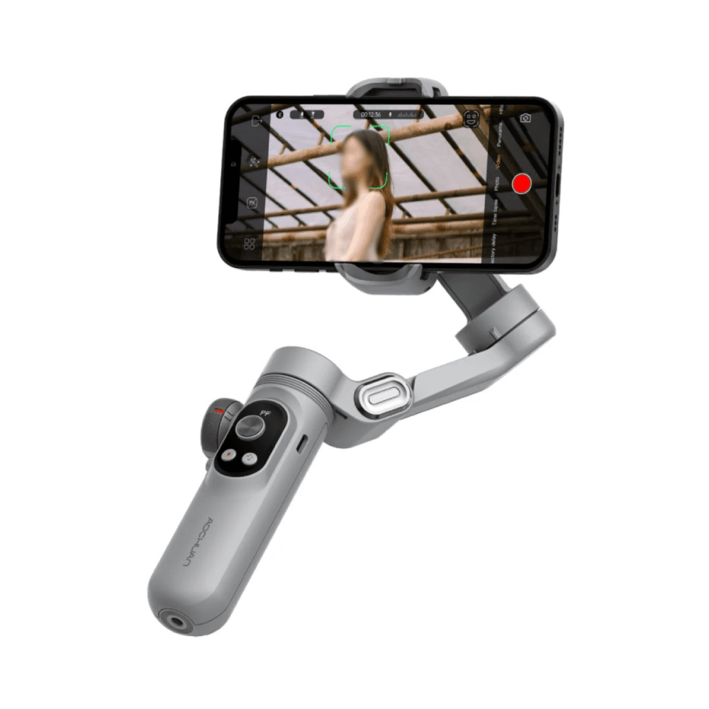 AOCHUAN Smartphone Gimbal Stabilizer 3-Axis Gimbal Portable Gimbal with OLED Display for iPhone/Andriod Phone Gimbal with Face/Object Tracking for Tiktok Youtube Vlog-Smart X Pro