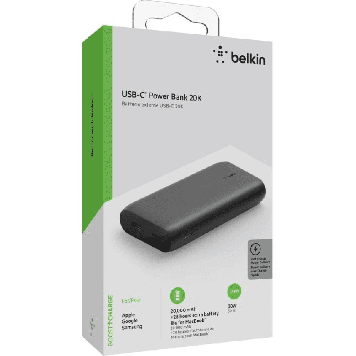 Belkin BoostCharge USB-C Power Bank 20K-BLACK