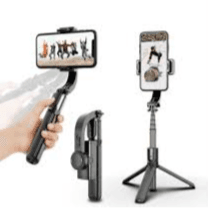 Tripod Gimbal Stabiliser L08 for Smartphone Phone Camera Handle for Selfie Stick Bluetooth Remote Control