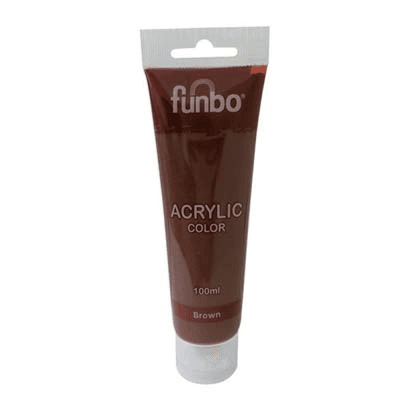 Funbo Acrylic Color 100 ml Brown 