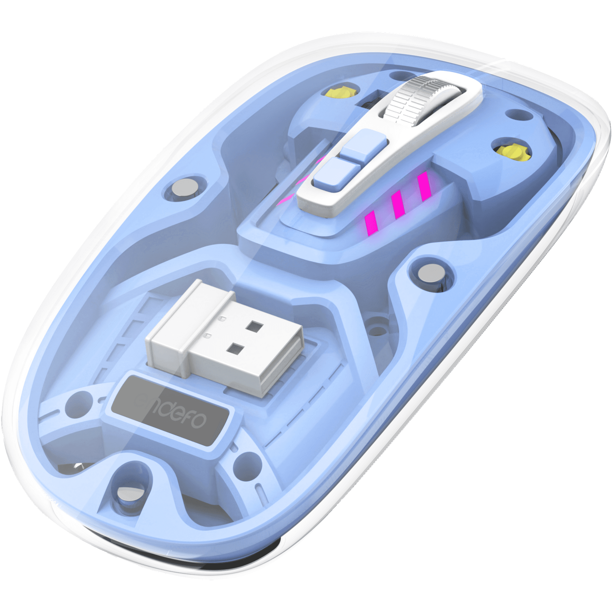 ENDEFO ENCLICK EWM01 WIRELESS 5D CLEAR MOUSE