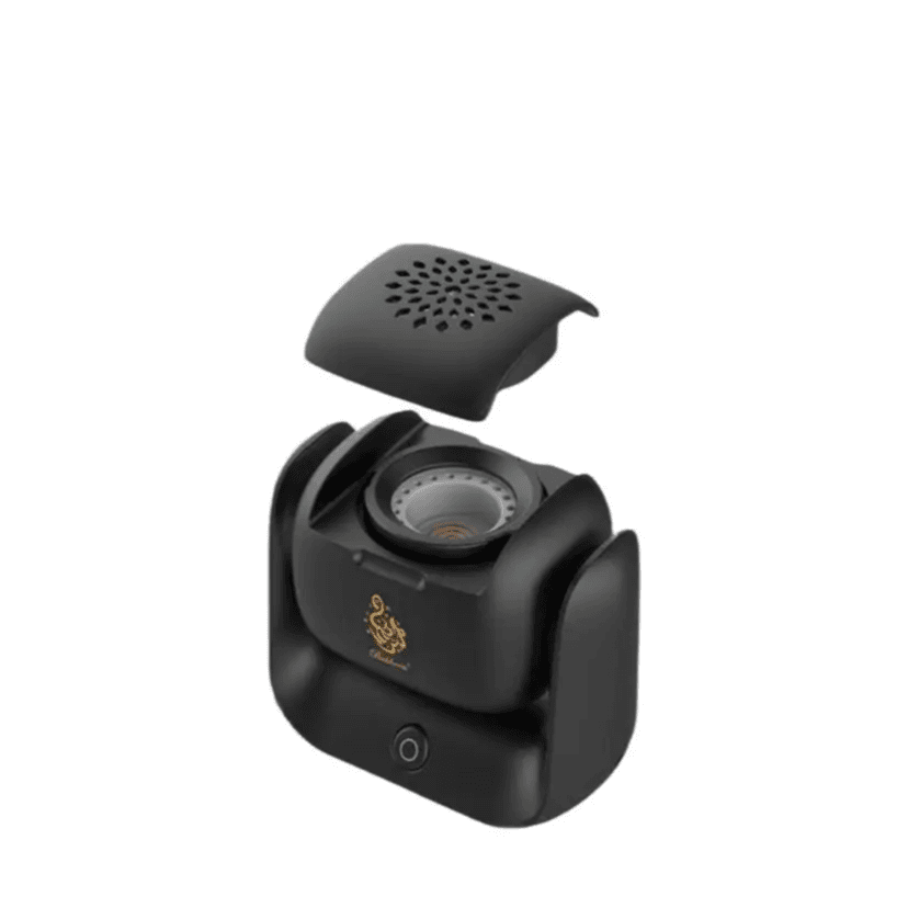 Bukhooor Rotational or Erectable Incense Burner with LED Indicator 