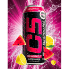 C5 PRE-WORKOUT SUPERCHARGE 473ML PINK LEMONADE sugar free