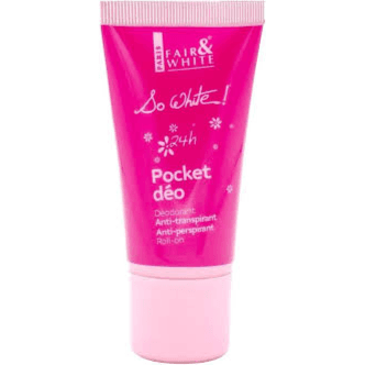Fair & White Pocket Deodorant Roll On Anti-transpirant 24h 50ml