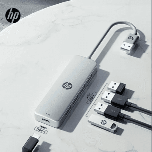 HP 4-Port USB 2.0 Ultra-Slim Hub (Milk Tea)