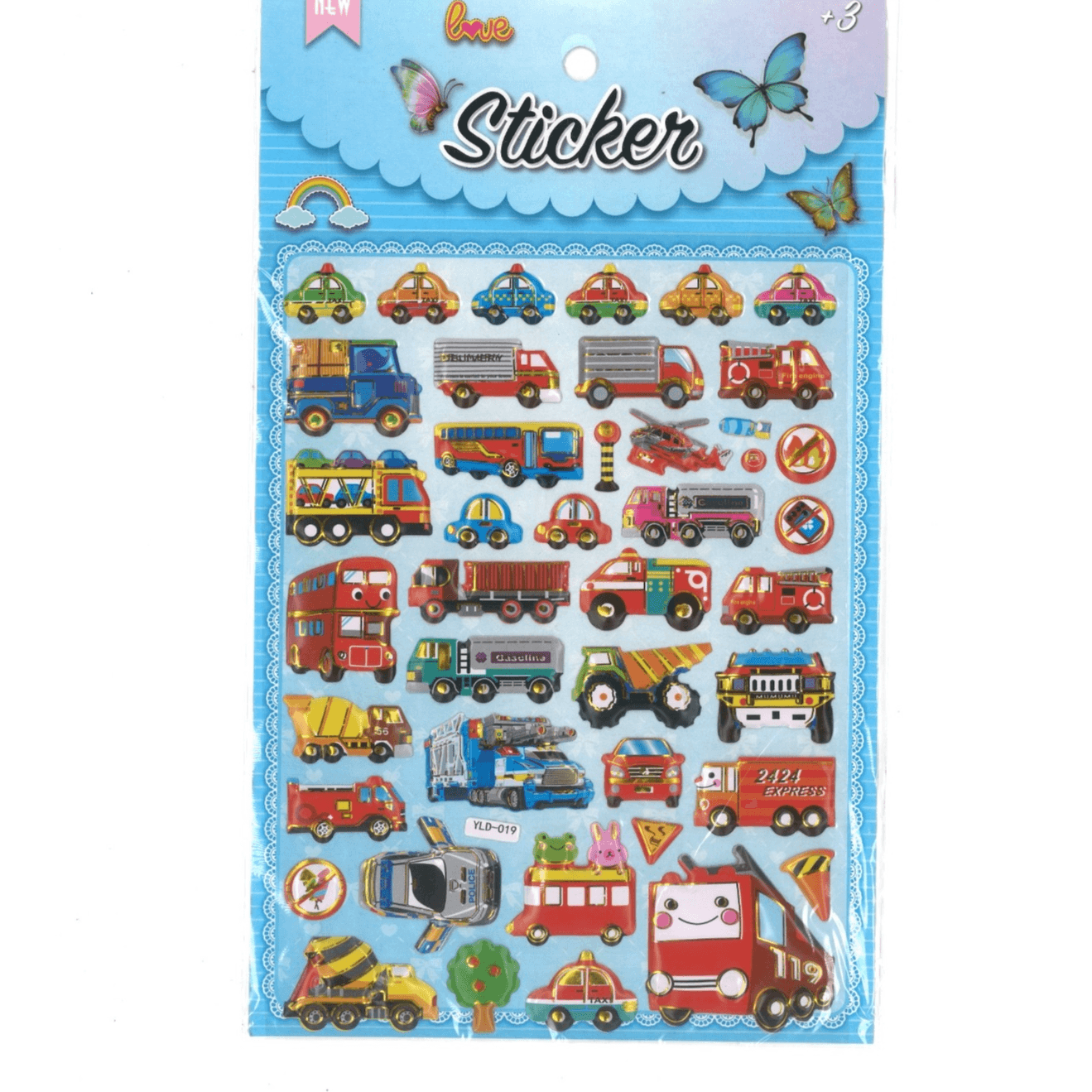 Transportation sticker 