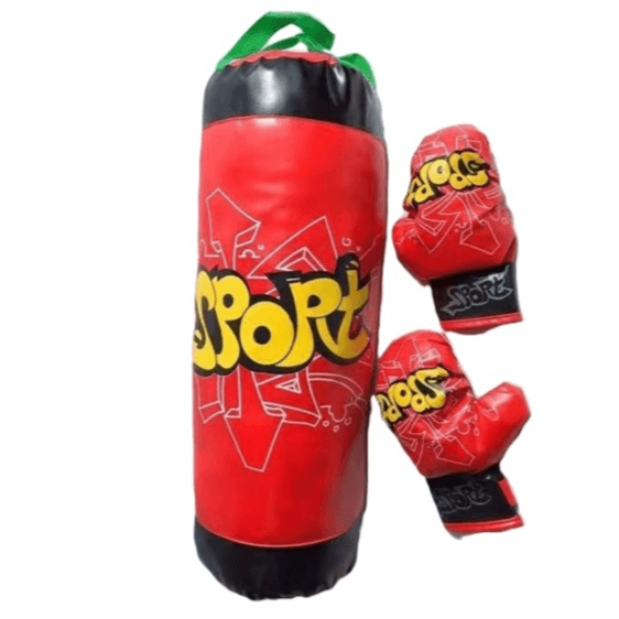 Kids' Boxing Bag + Gloves Set For Boys  50Cm 