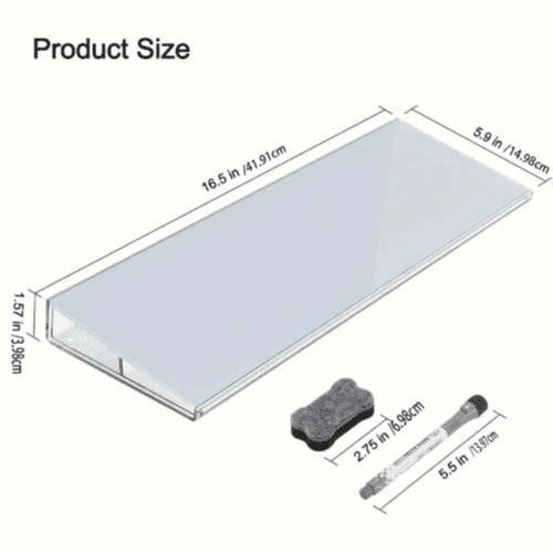 Fiberglass Dry Erase Whiteboard with Storage