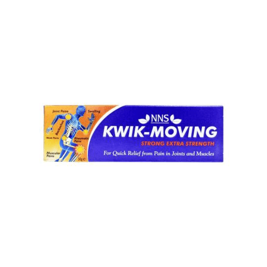 NNS Kwik-Moving Ointment Strong Extra Strength gor quick relief from pain in joints & muscles 50gm