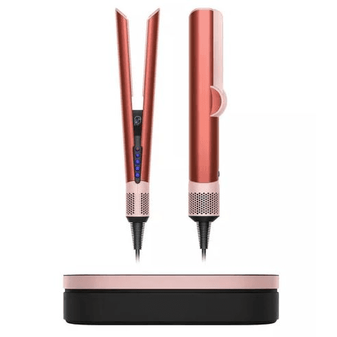 Dyson Airstrait™ straightener in Strawberry bronze and blush pink