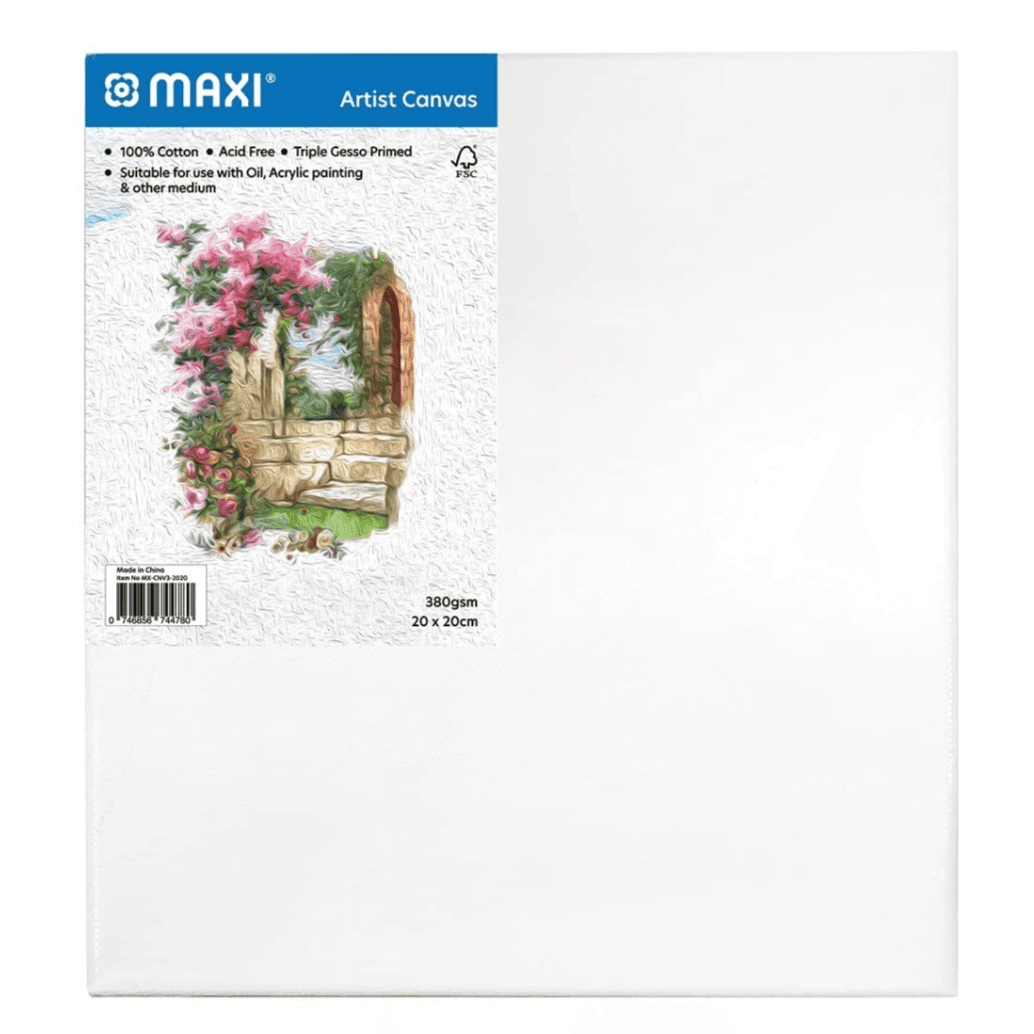 20x30 CM Canvas Board Stretched 20x30cm 380gsm