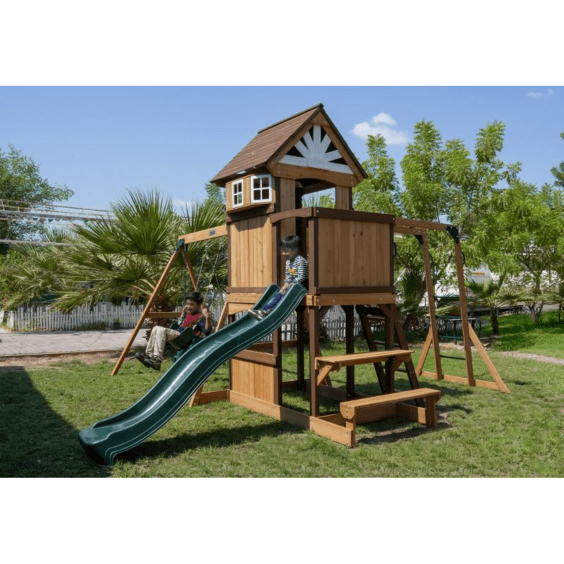 Dynamic Sports Arabian Thar Wooden Swing Set