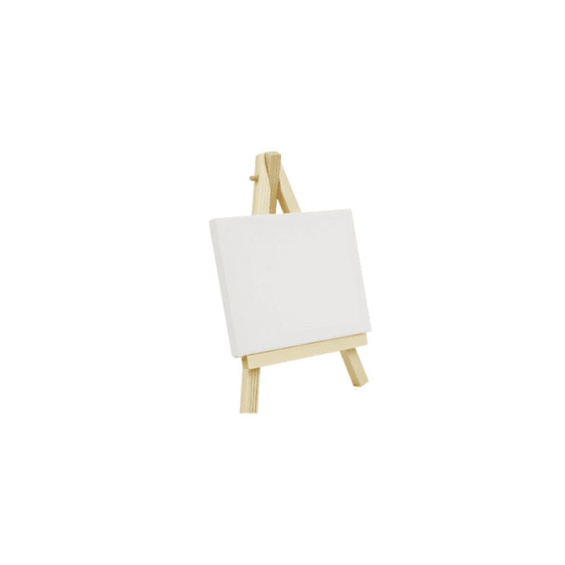 Canvas with stand mini 8x8 cm