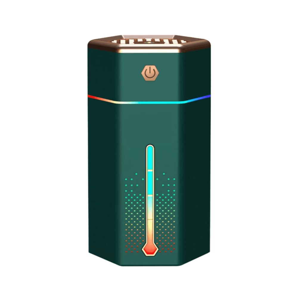 Ultrasonic Humidifier Aromatherapy Machine - Green