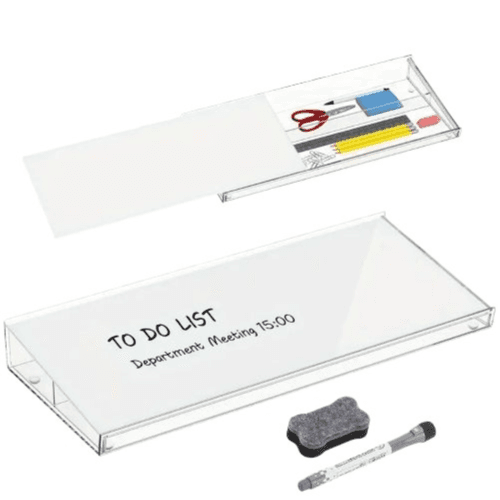 Fiberglass Dry Erase Whiteboard with Storage