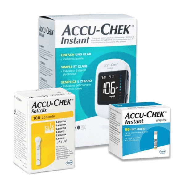 Accu-chek instant blood sugar test strips 50s
