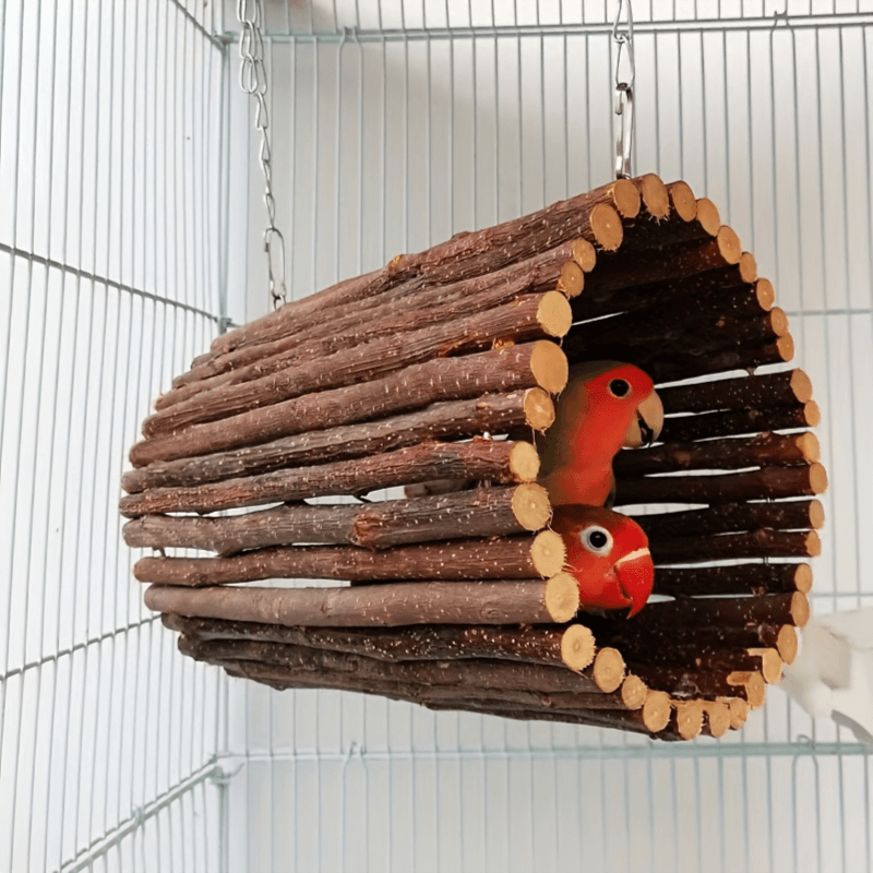 Natural Rattan Woven Bird Swing 