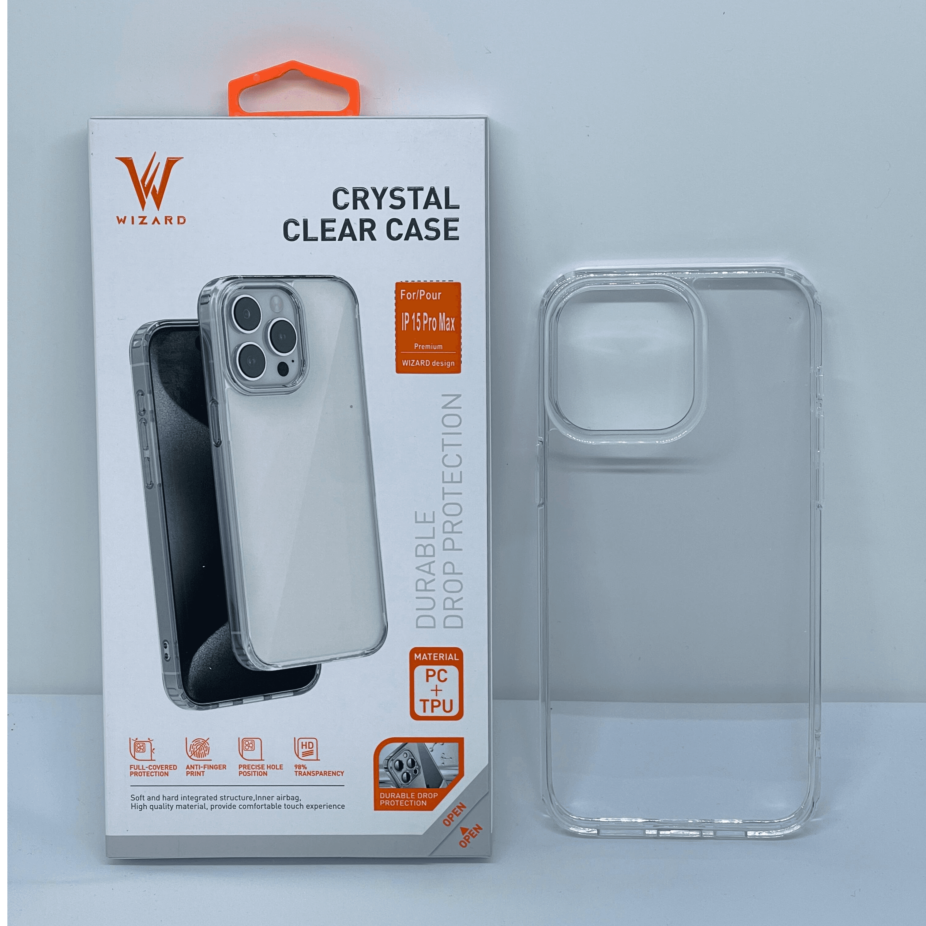 WIZARD I PHONE 14 PROMAX CRYSTAL CLEAR CASE