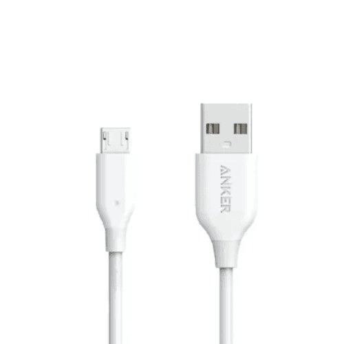 Anker Micro USB Cable Powerline 3ft (1 mtr) White - A8132 