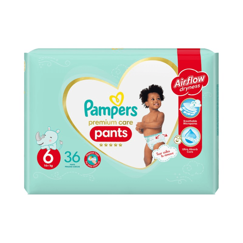 Pampers Pants Premium Care Size Six 16-20 Kg 36 Pants