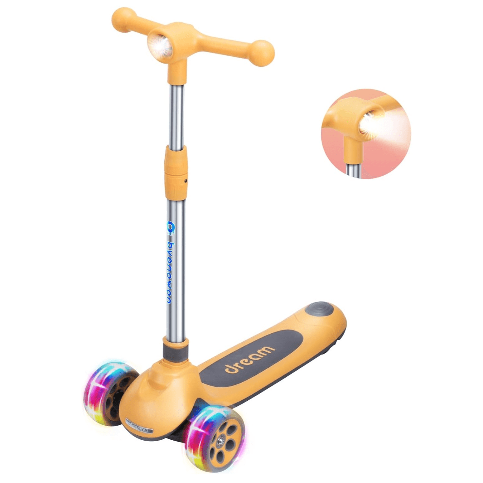 Scooter with Light & Sound - G001-03 Yellow