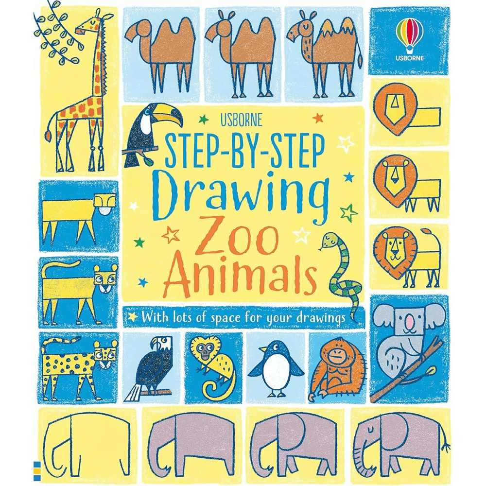 Step-by-Step Drawing Zoo Animals