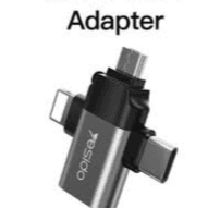 محول YESIDO GS15 3 في 1 USB إلى Type-C وMicro وLightning OTG