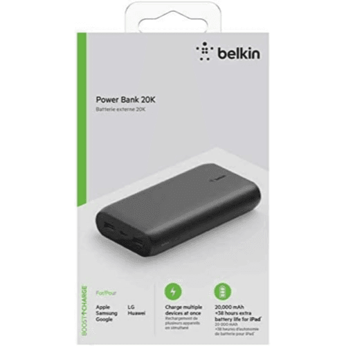Belkin Portable Power Bank Charger 20K BPB003btBK-Black
