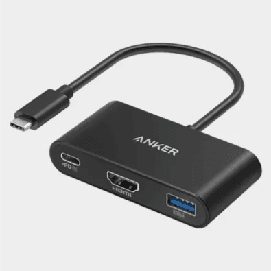 "Anker 3-In-1 USB-C Hub 100W, A8339HA1 "