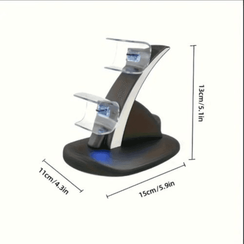 PS5 Controller Charging Stand – Dual Charging Dock Station for PlayStation 5 (White)