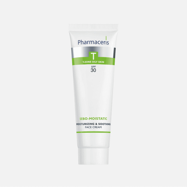 Pharmaceris T-zone oily and acne skin moisturizing and soothing cream 50ml